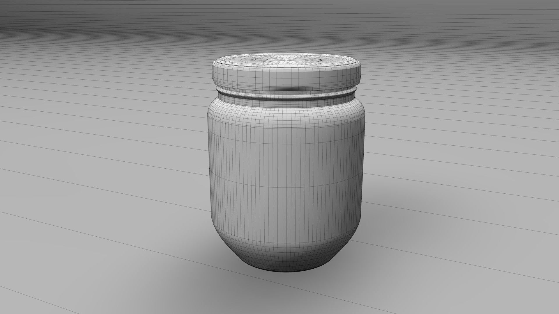 250 ml Glass Bottle Free 3D model_3