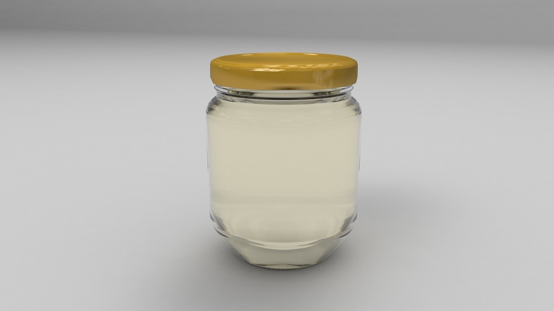 250 ml Glass Bottle Free 3D model_2