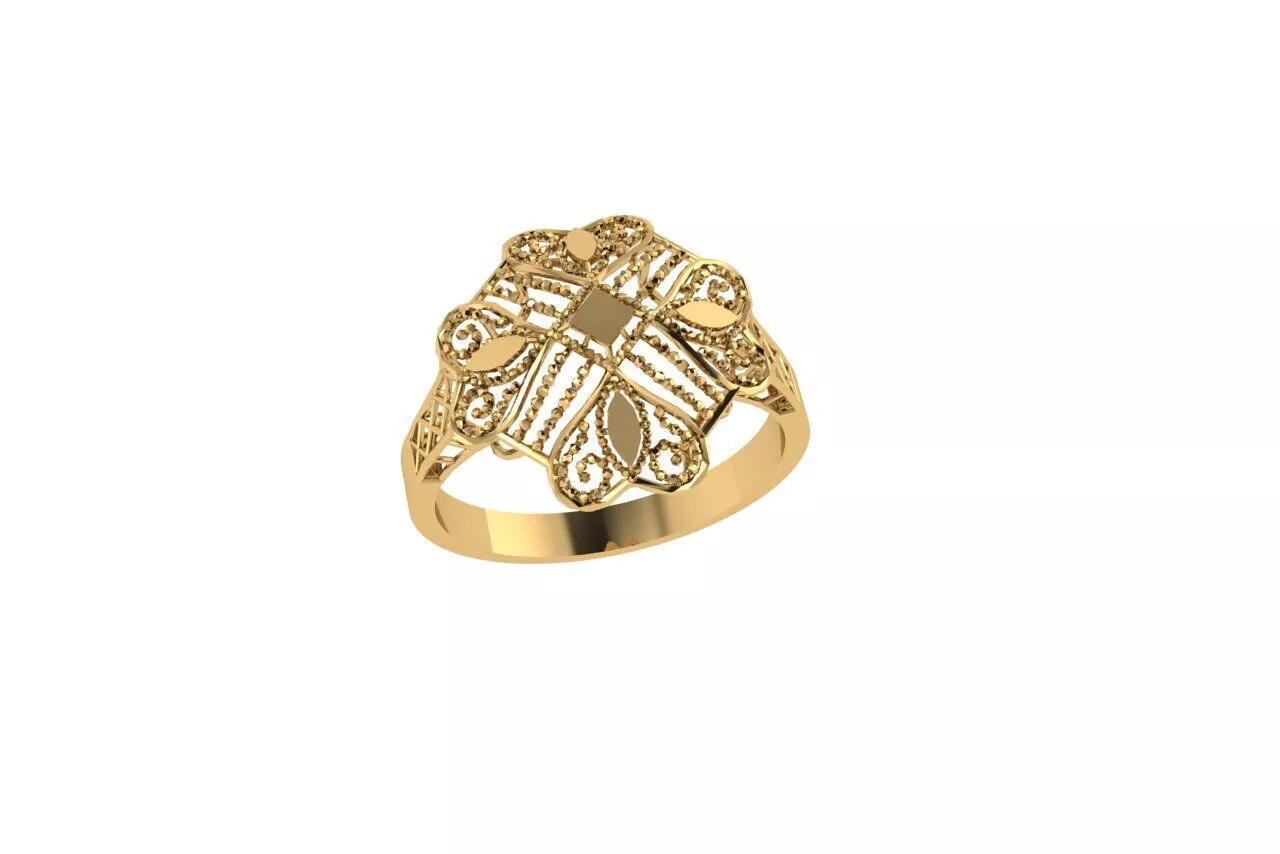 Indian Traditional Rings 3D print model