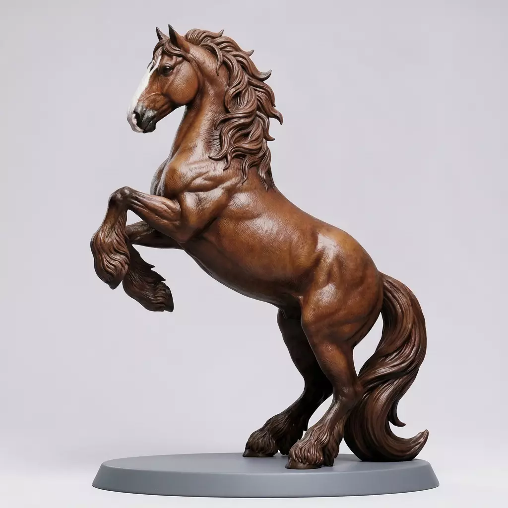 horse printable 3D print model