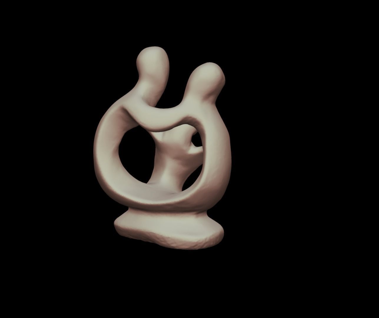 Shona Family Of Three 3D print model_2