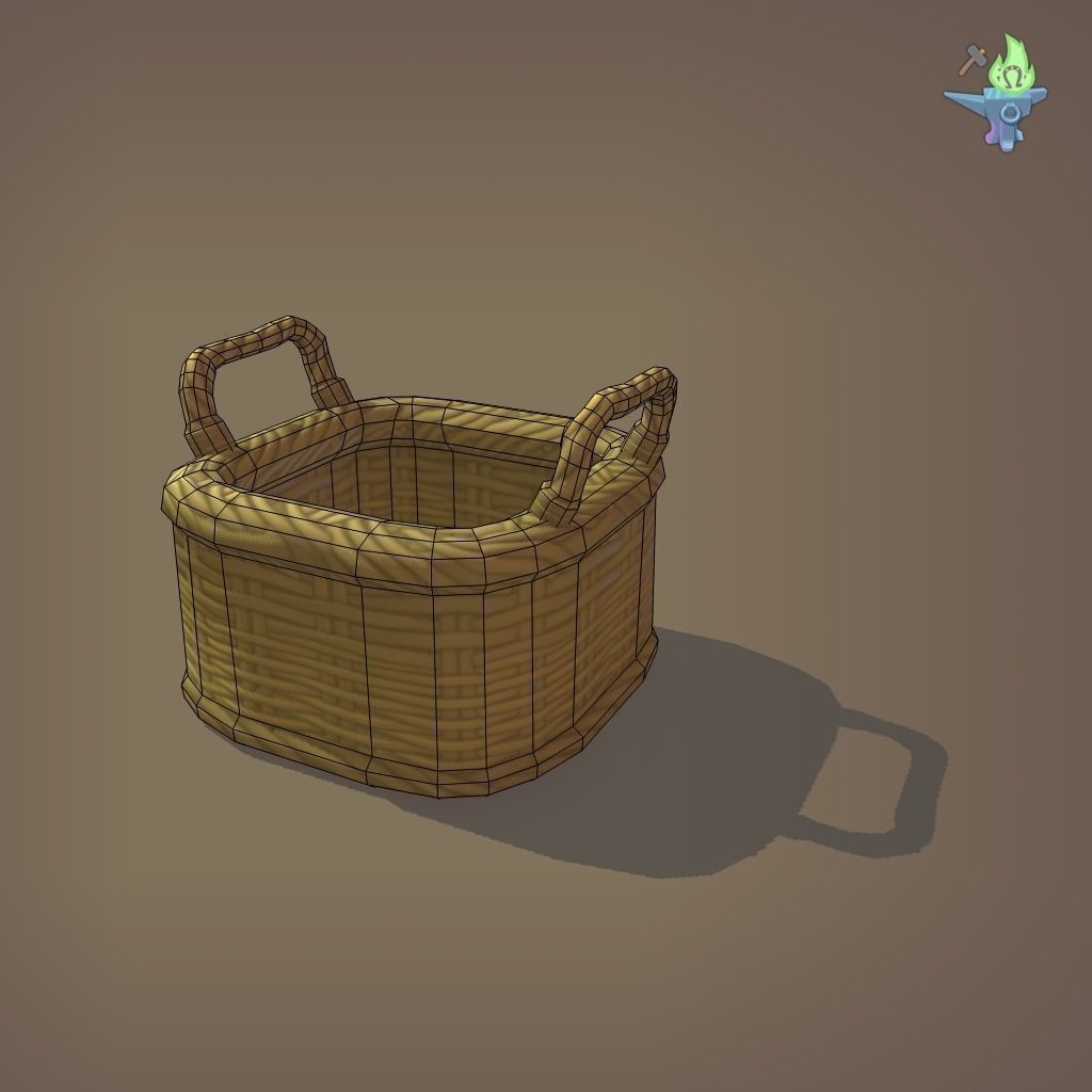 Execution Axe set Low-poly 3D model_12