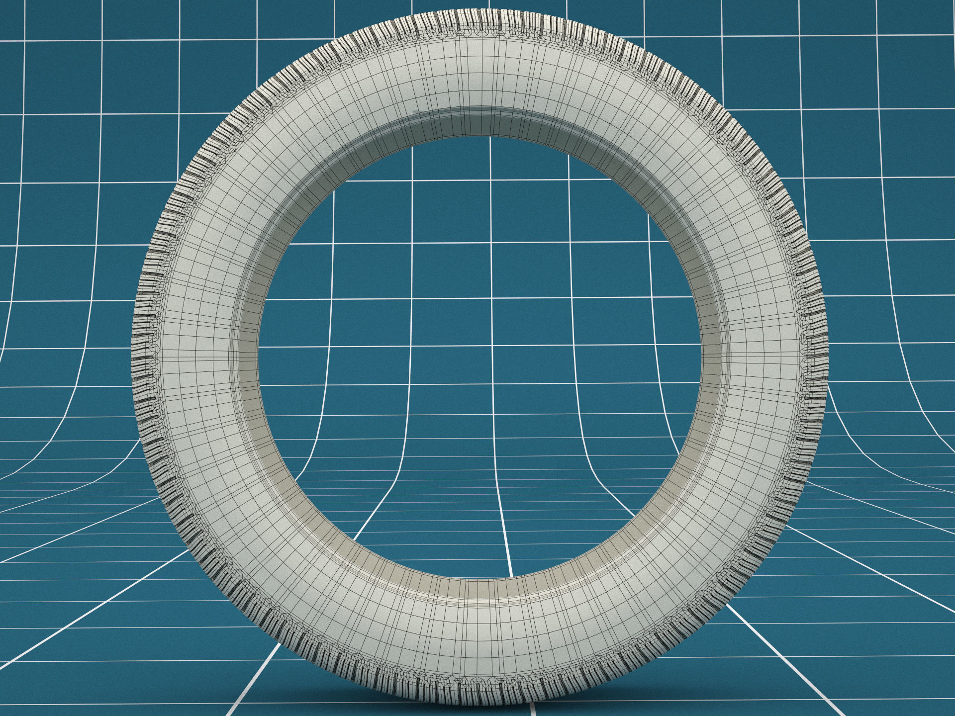 Car tire 02 3D model_5