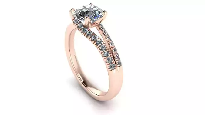 Unique Diamond Engagement Ring 167