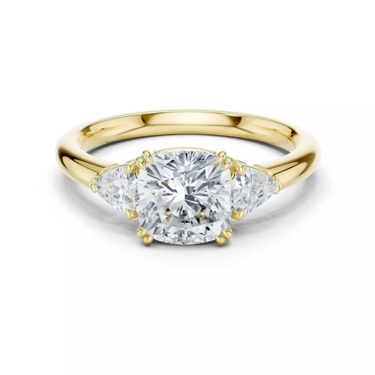 Diamond jewelry ring for woman 3D print model 3D print model
