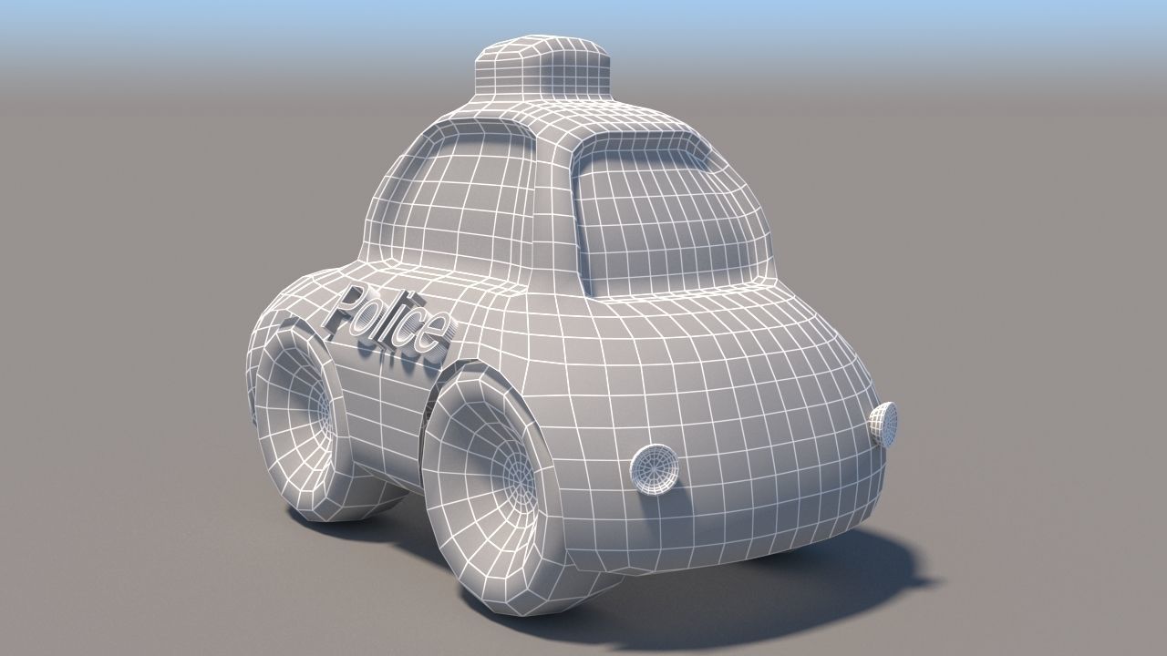 Cartoon Low Poly Car Pack Low-poly 3D model_59