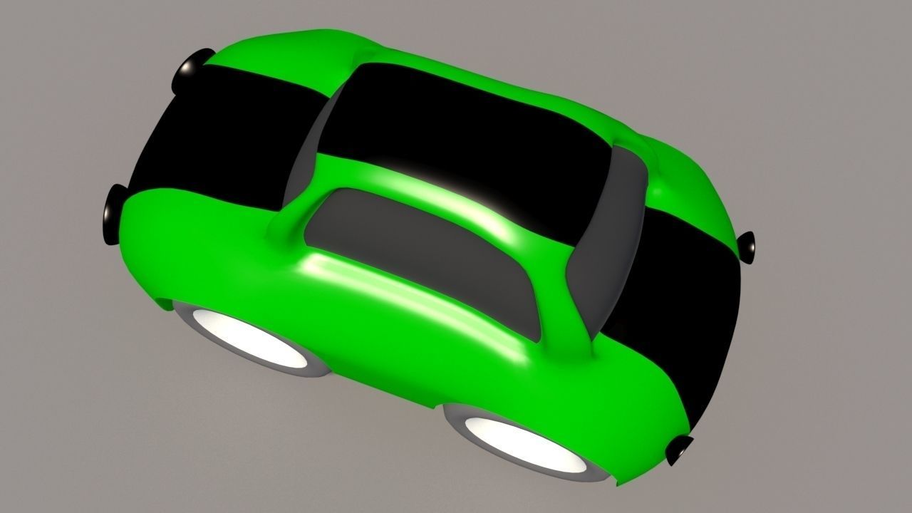 Cartoon Low Poly Car Pack Low-poly 3D model_25