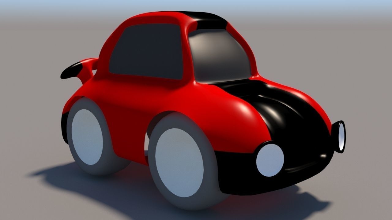 Cartoon Low Poly Car Pack Low-poly 3D model_12