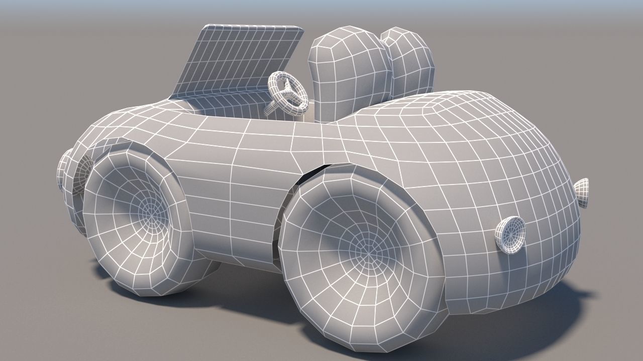 Cartoon Low Poly Car Pack Low-poly 3D model_50