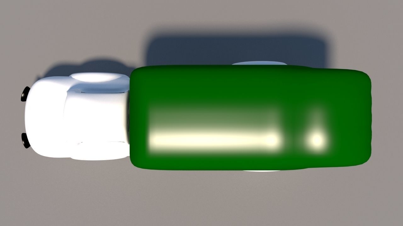 Cartoon Low Poly Car Pack Low-poly 3D model_36