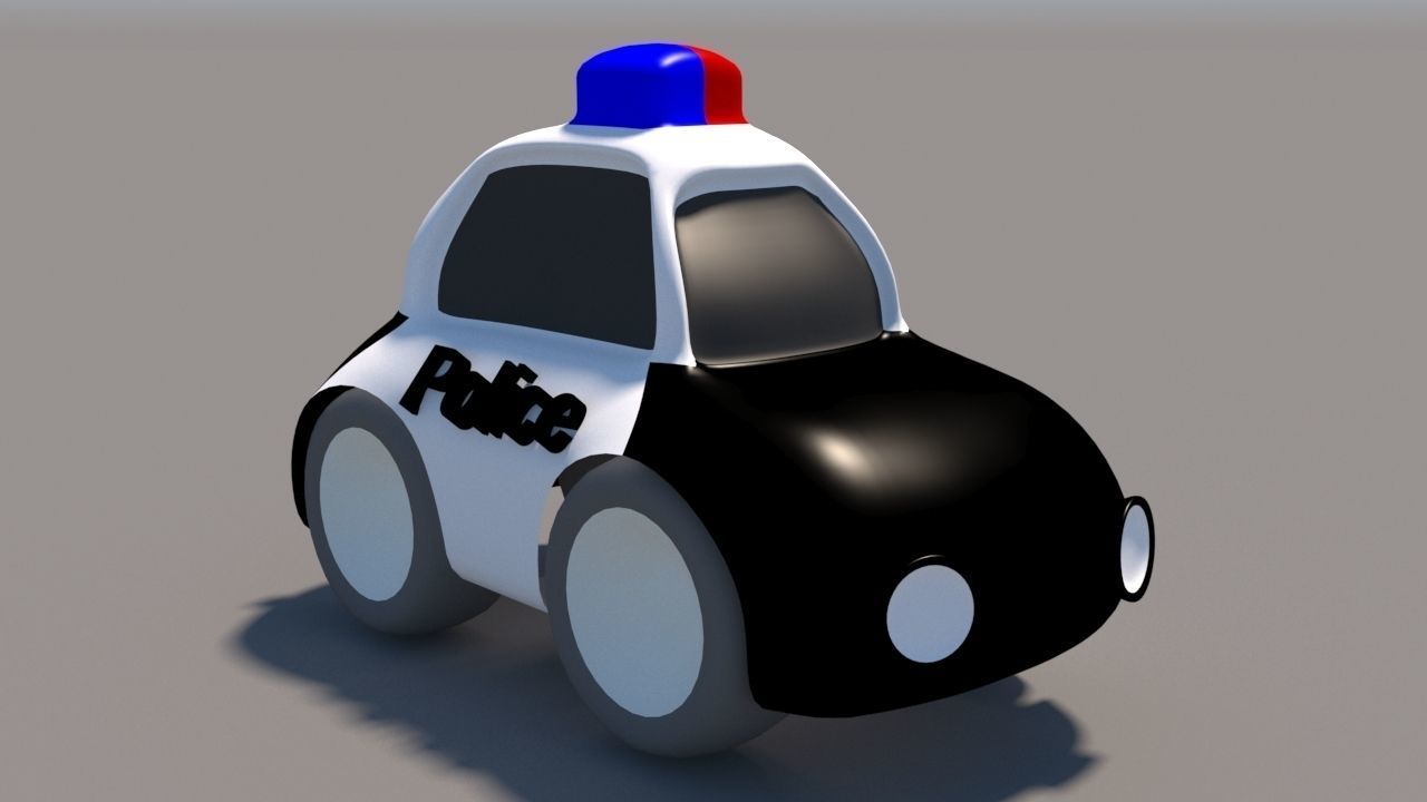 Cartoon Low Poly Car Pack Low-poly 3D model_19