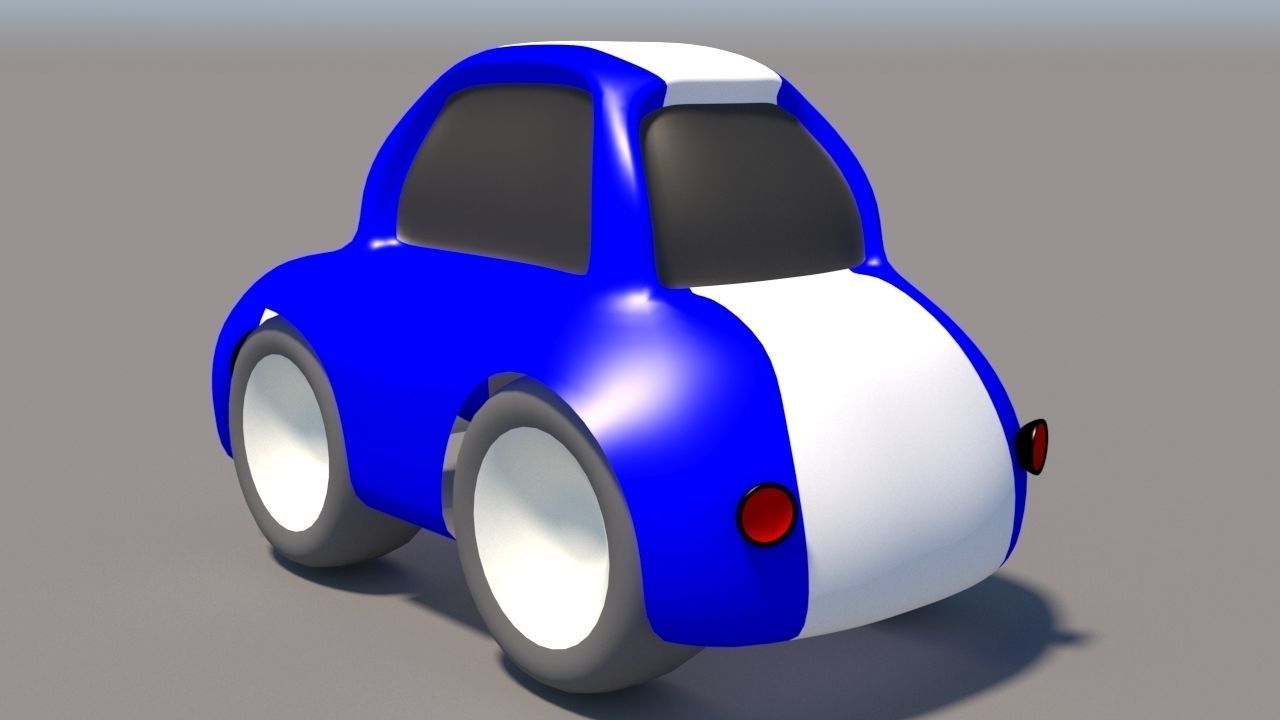 Cartoon Low Poly Car Pack Low-poly 3D model_33