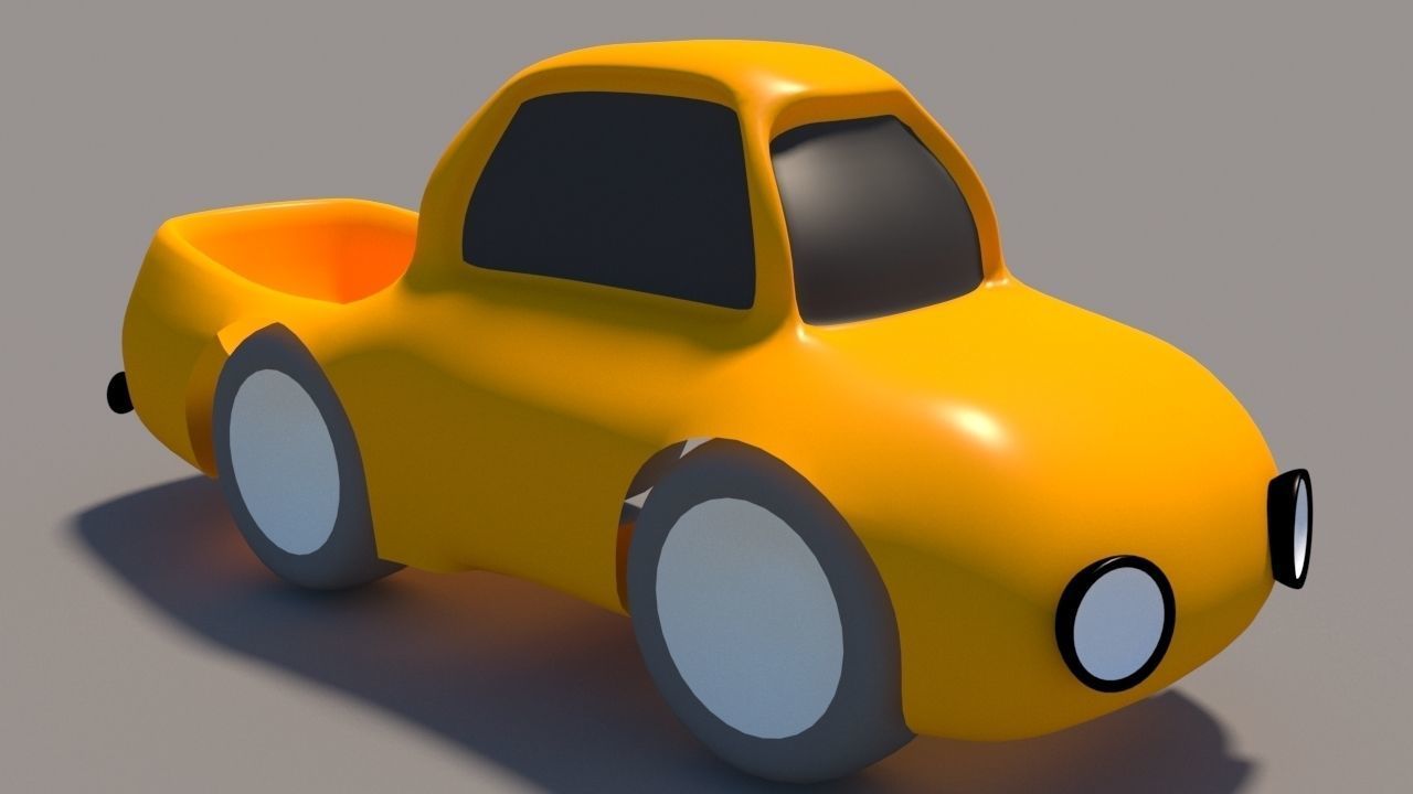Cartoon Low Poly Car Pack Low-poly 3D model_44