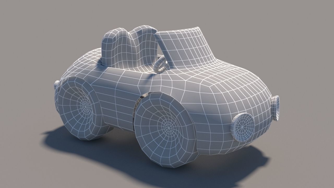 Cartoon Low Poly Car Pack Low-poly 3D model_51