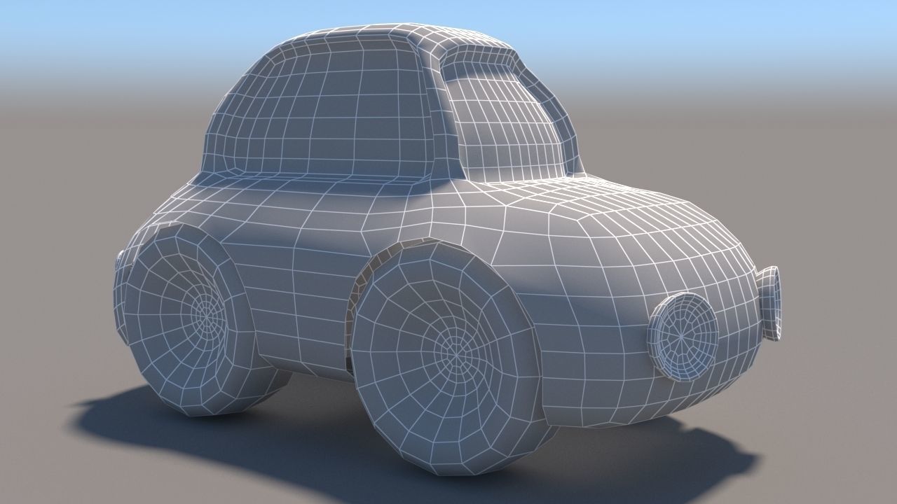 Cartoon Low Poly Car Pack Low-poly 3D model_52