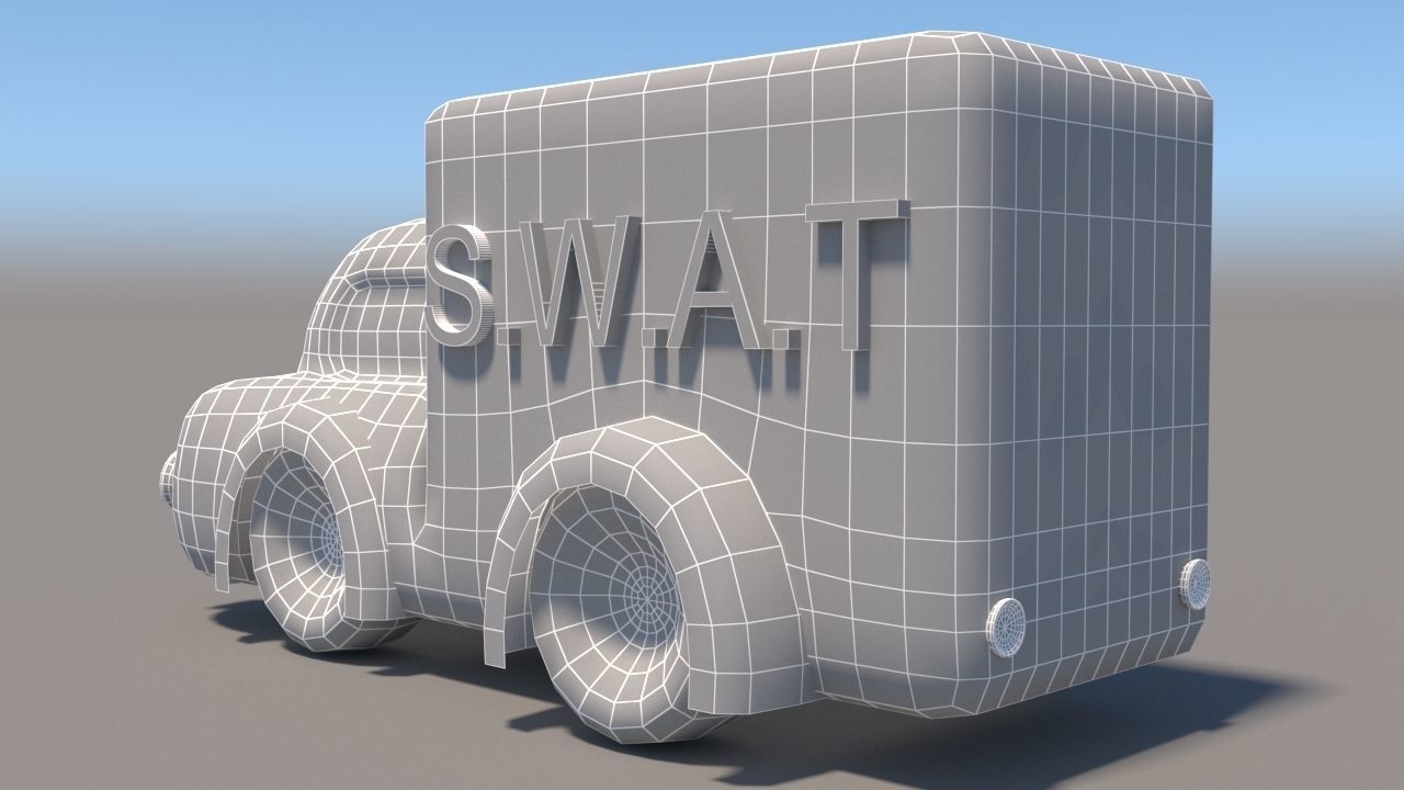 Cartoon Low Poly Car Pack Low-poly 3D model_67