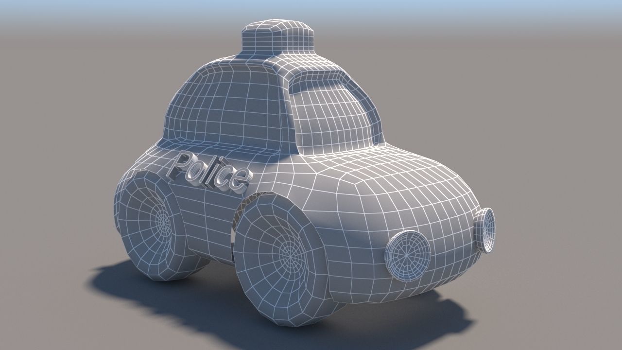 Cartoon Low Poly Car Pack Low-poly 3D model_58