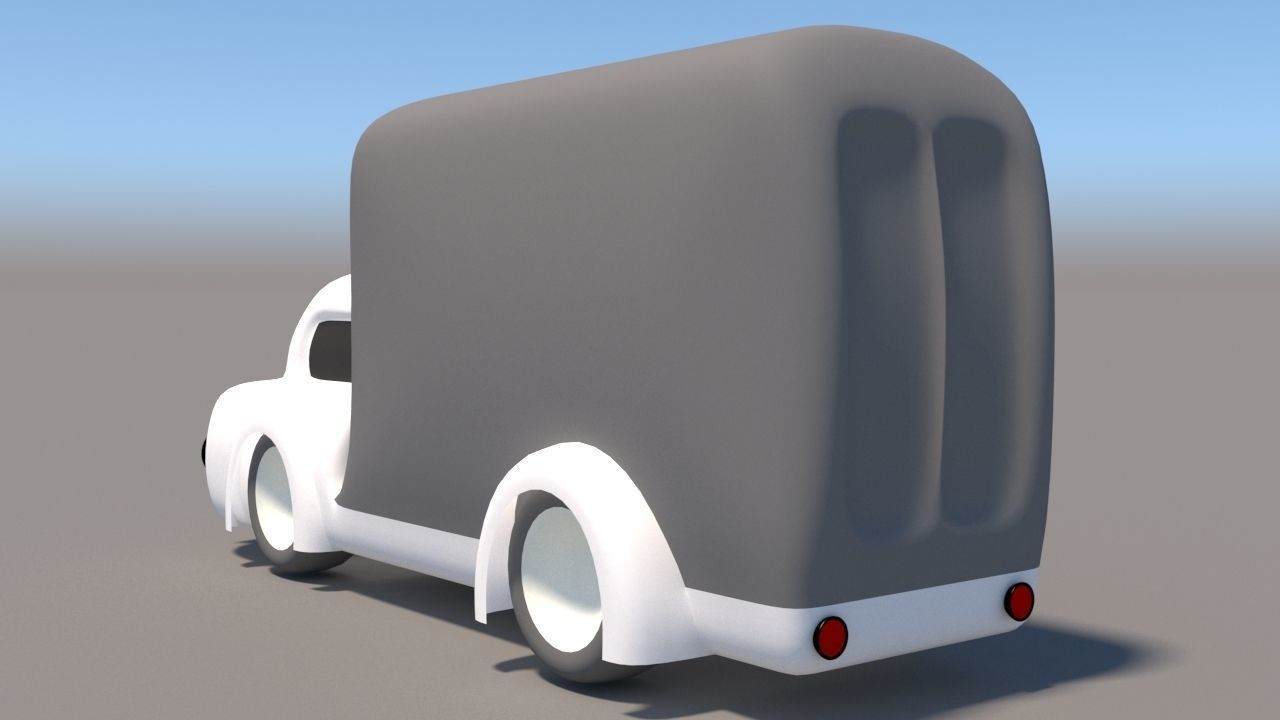 Cartoon Low Poly Car Pack Low-poly 3D model_41