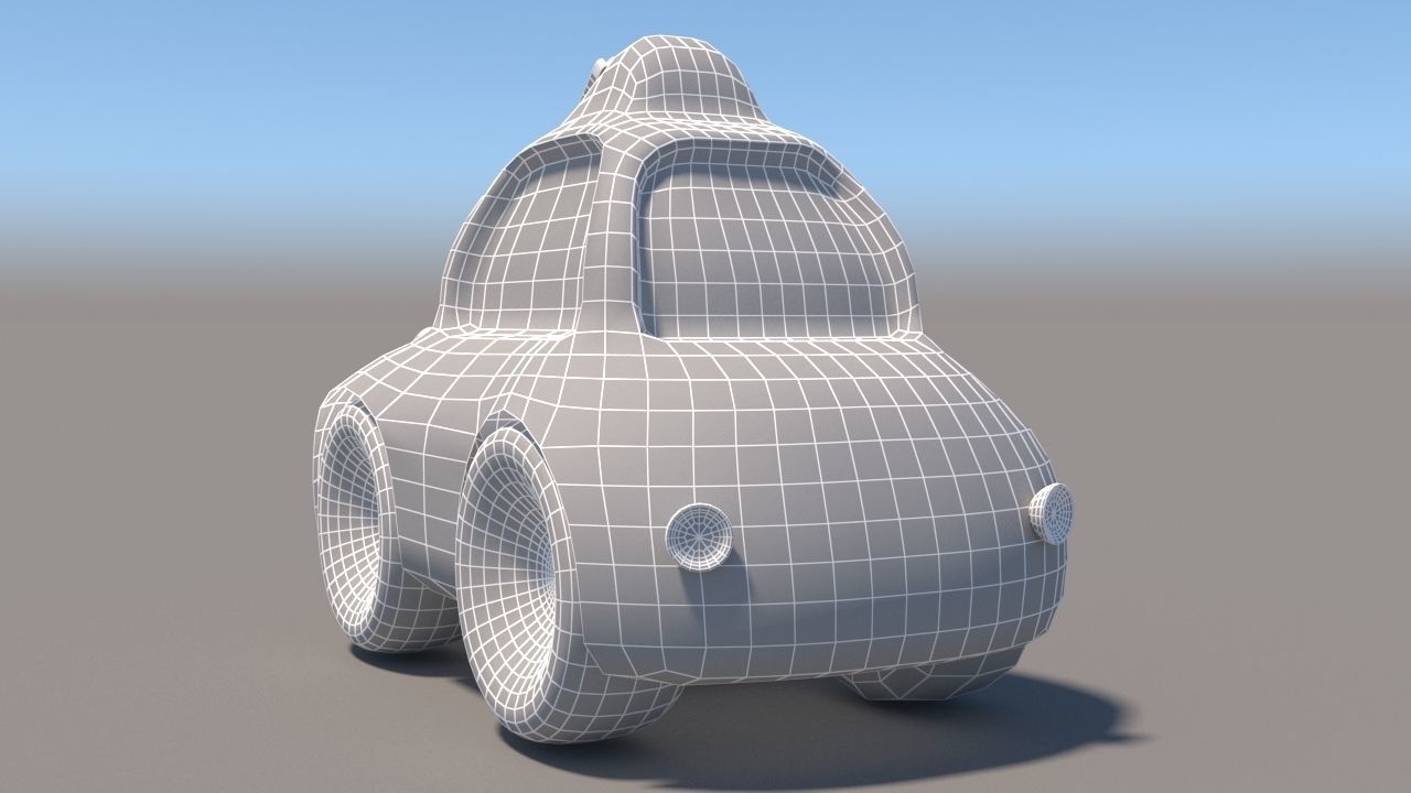 Cartoon Low Poly Car Pack Low-poly 3D model_56
