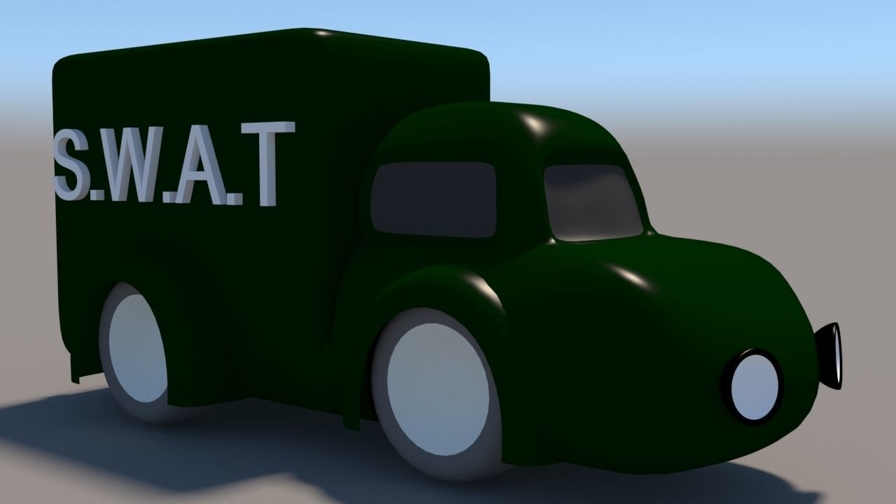 Cartoon Low Poly Car Pack Low-poly 3D model_49