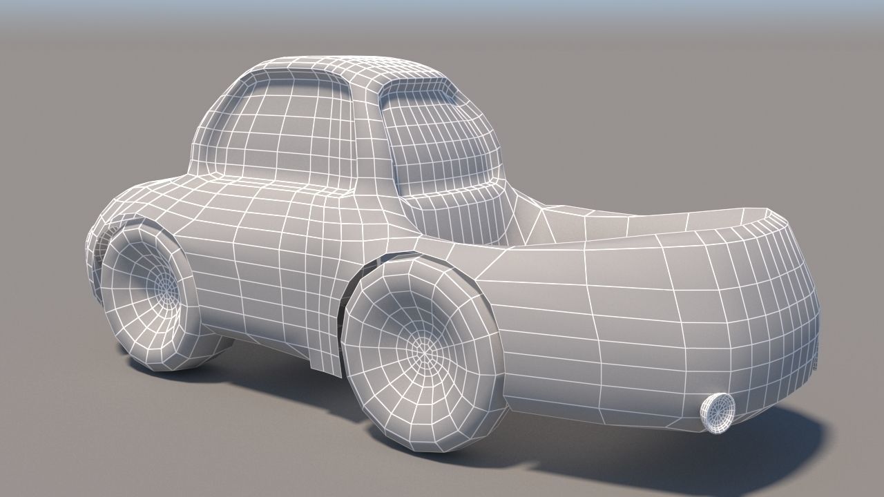 Cartoon Low Poly Car Pack Low-poly 3D model_69