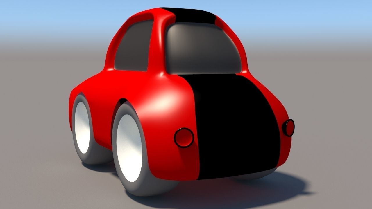 Cartoon Low Poly Car Pack Low-poly 3D model_31
