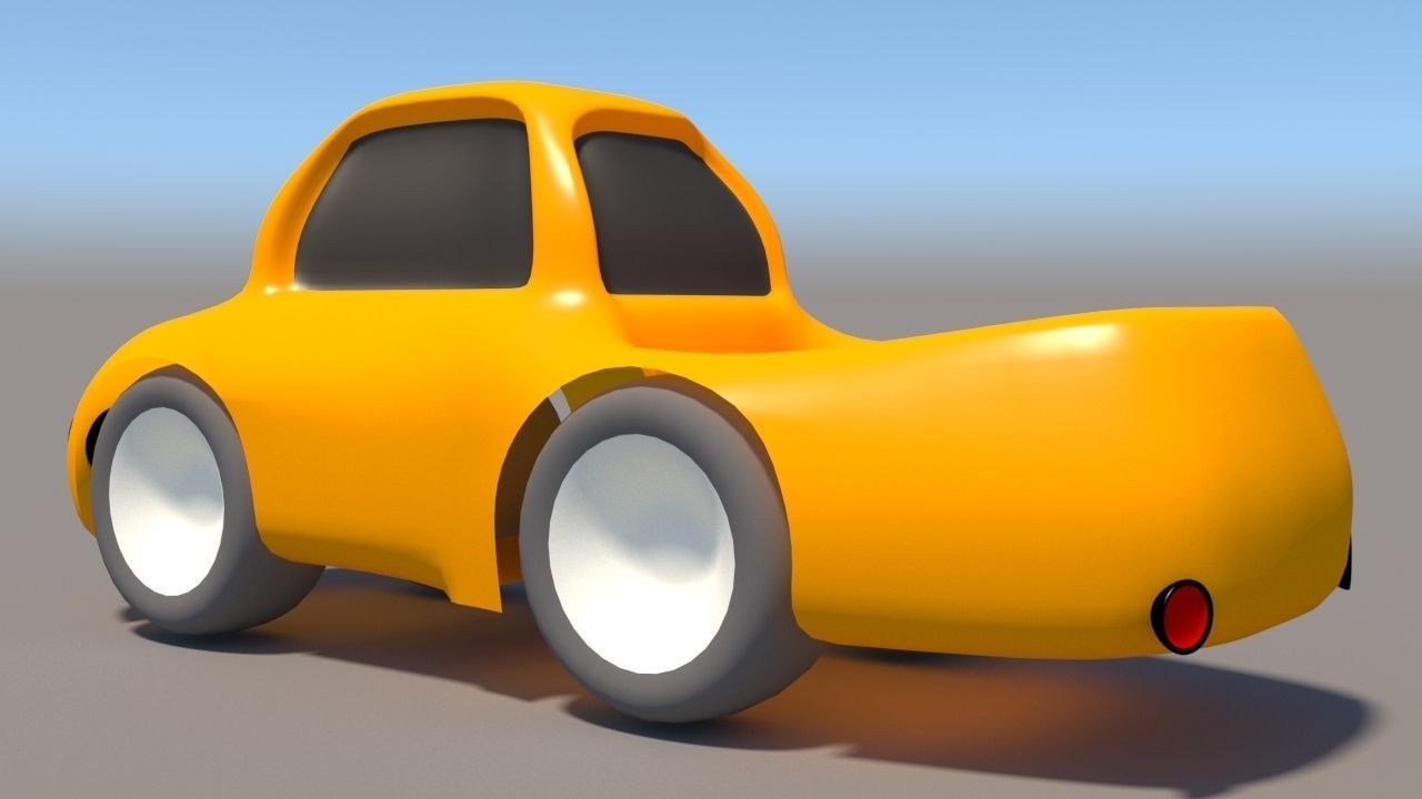 Cartoon Low Poly Car Pack Low-poly 3D model_48