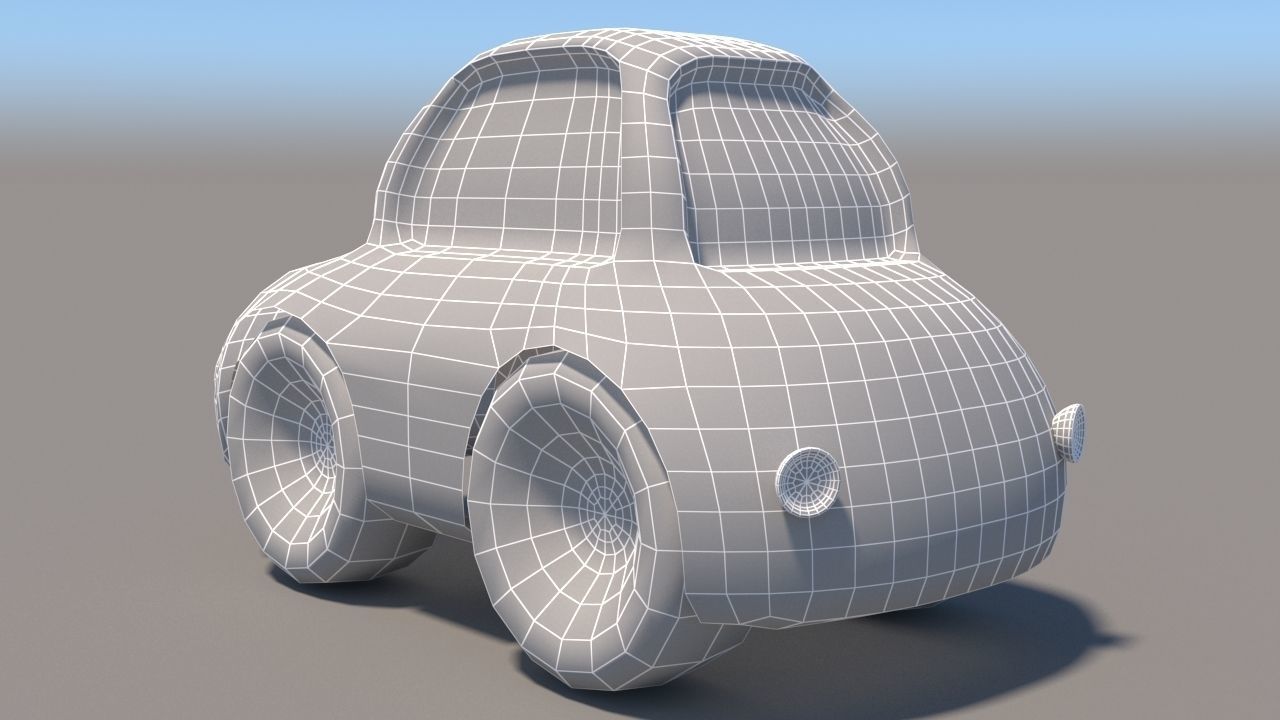 Cartoon Low Poly Car Pack Low-poly 3D model_54