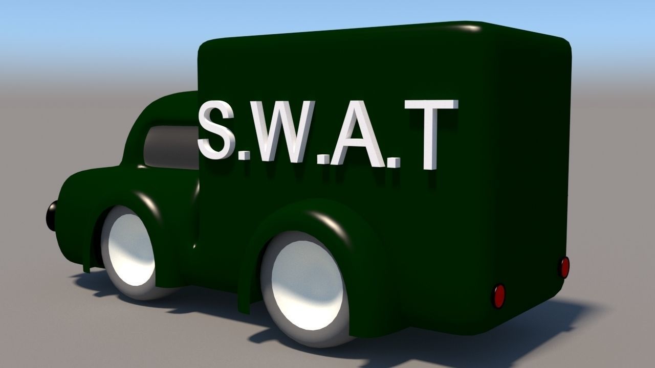 Cartoon Low Poly Car Pack Low-poly 3D model_46