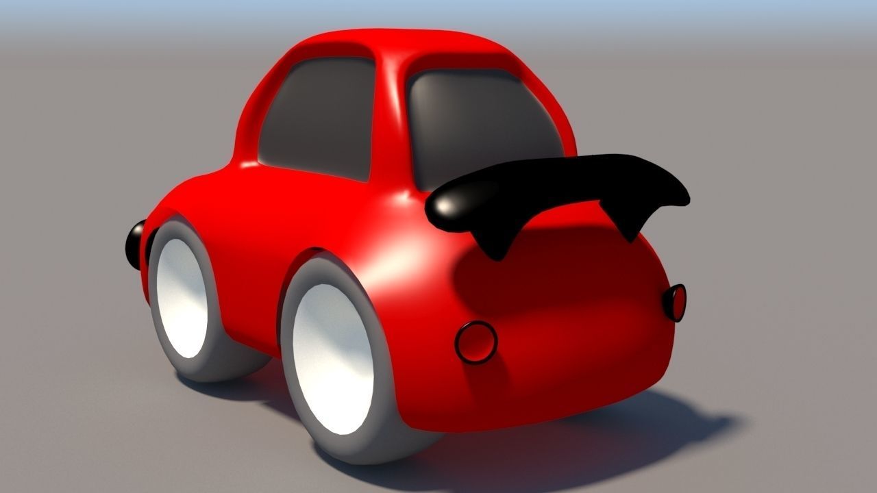Cartoon Low Poly Car Pack Low-poly 3D model_15