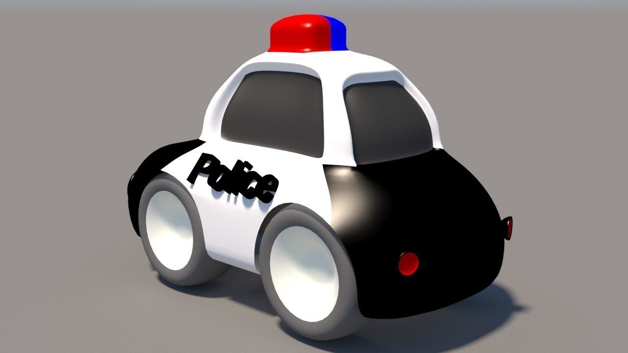 Cartoon Low Poly Car Pack Low-poly 3D model_18