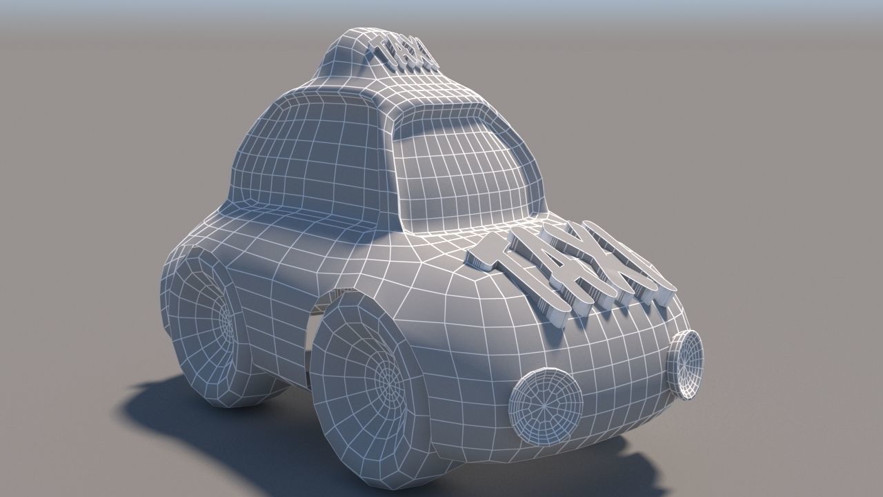 Cartoon Low Poly Car Pack Low-poly 3D model_57