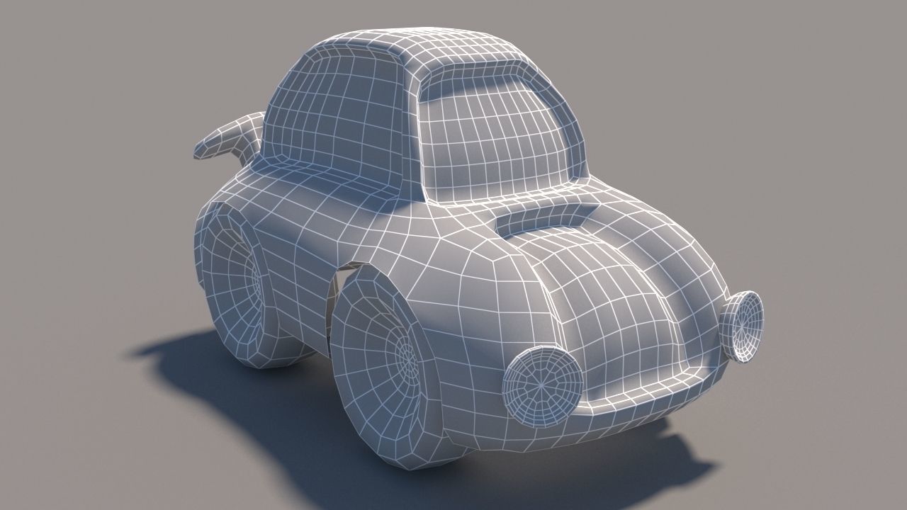 Cartoon Low Poly Car Pack Low-poly 3D model_55