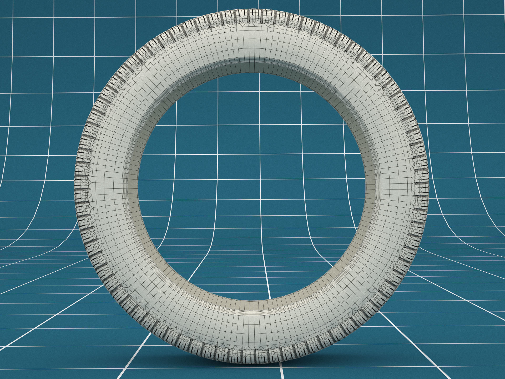 Car tire 03 3D model_5