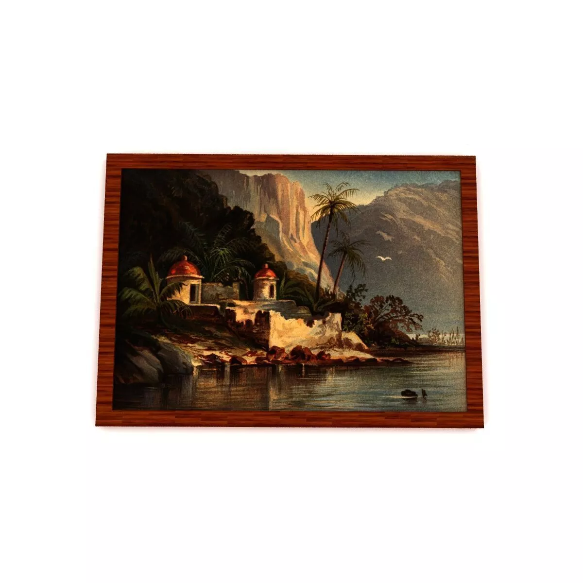 Oil Painting Low-poly 3D model