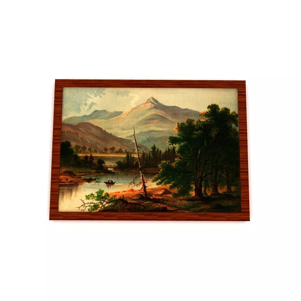 Oil Painting Low-poly 3D model
