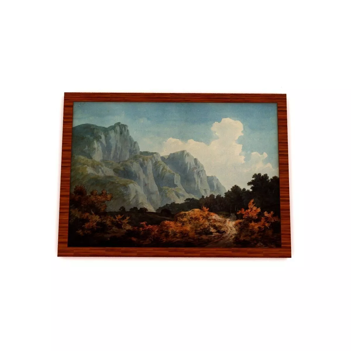 Oil Painting Low-poly 3D model