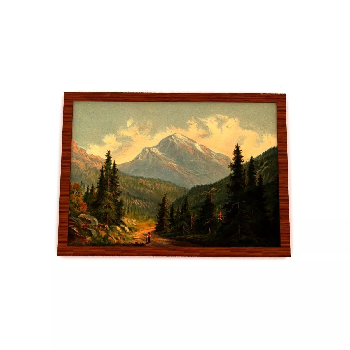 Painting 3D Low-poly 3D model