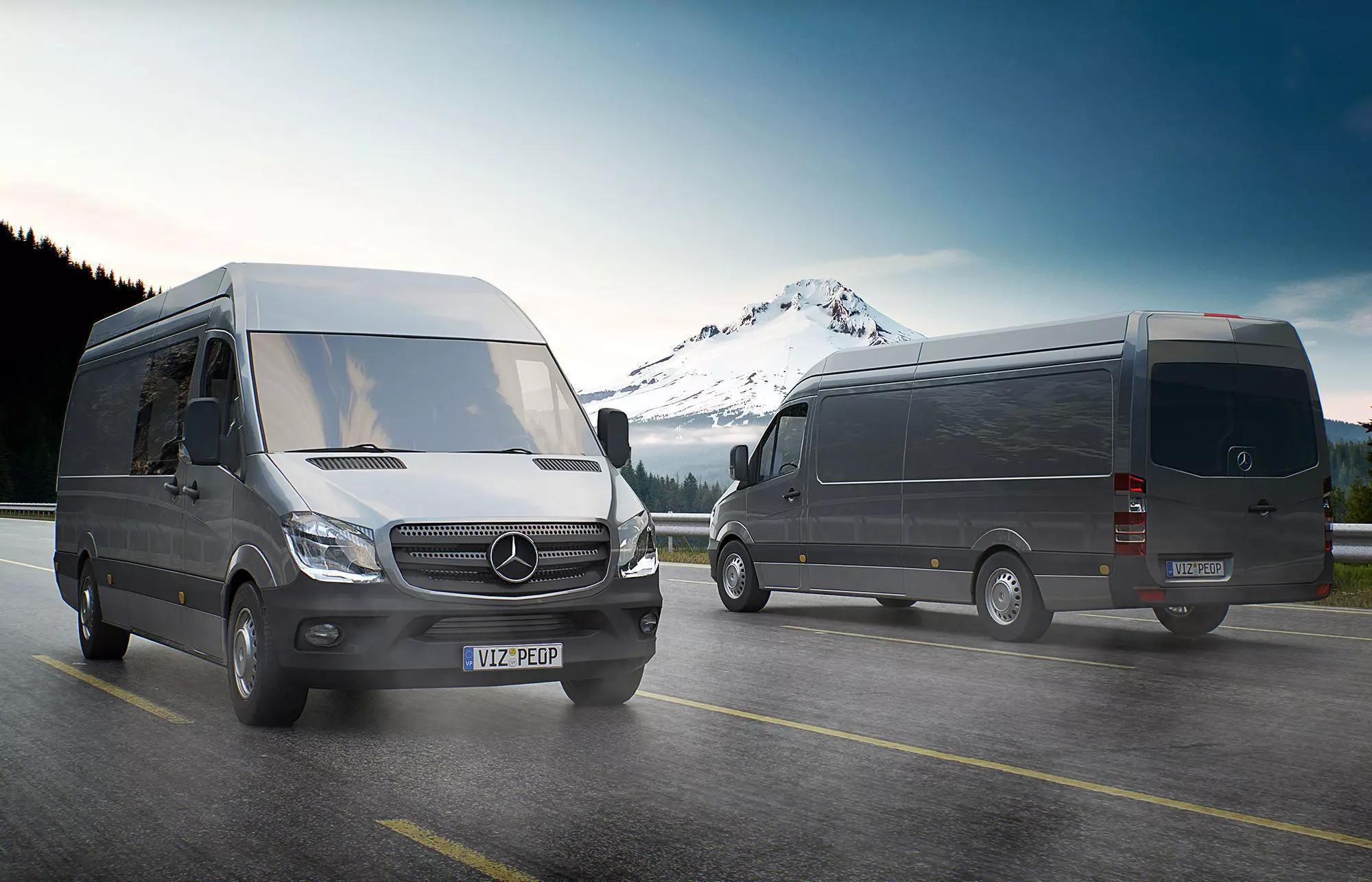 Transportation bus 3D model