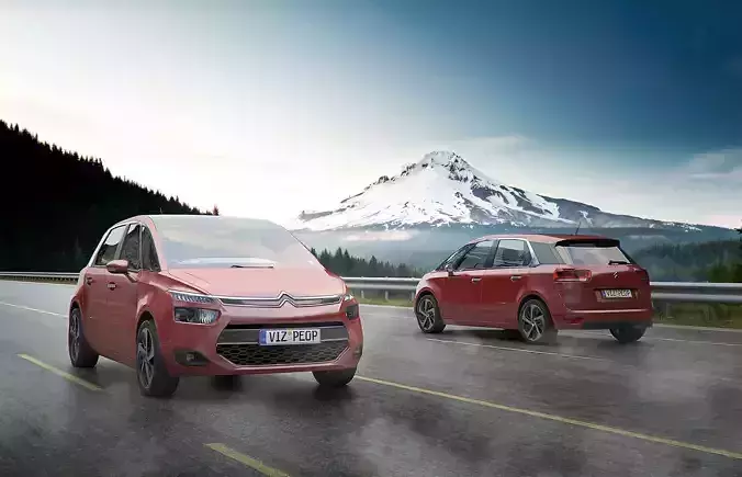 Small city hatchback car