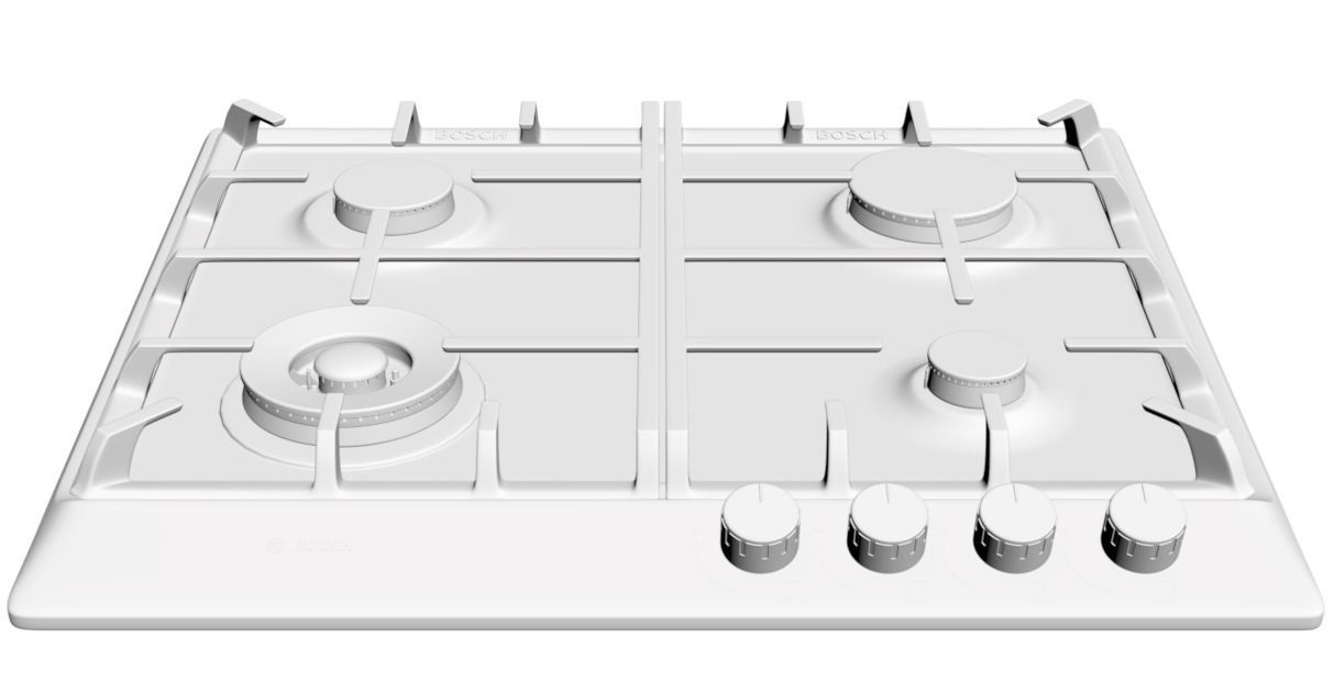 Gas stove  3D model_1