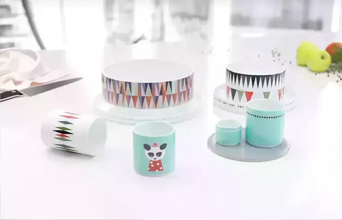 Tableware kitchen decorations