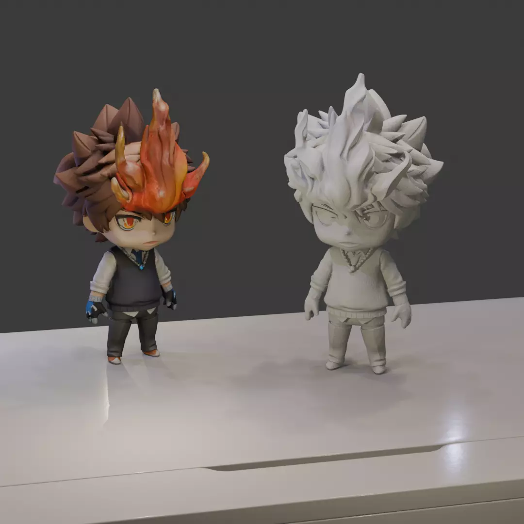 Tsunayoshi Sawada Chibi - Katekyo Hitman Reborn 3D print model