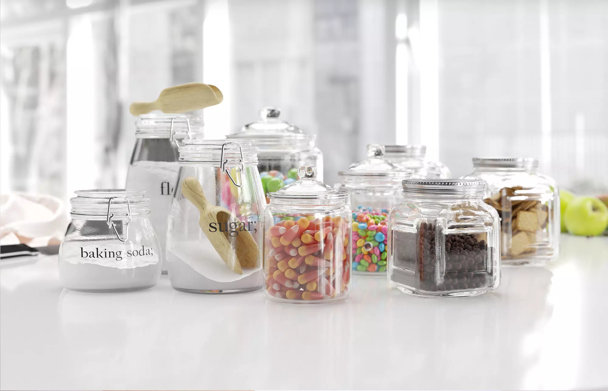 Kitchen storage containers  3D model_0