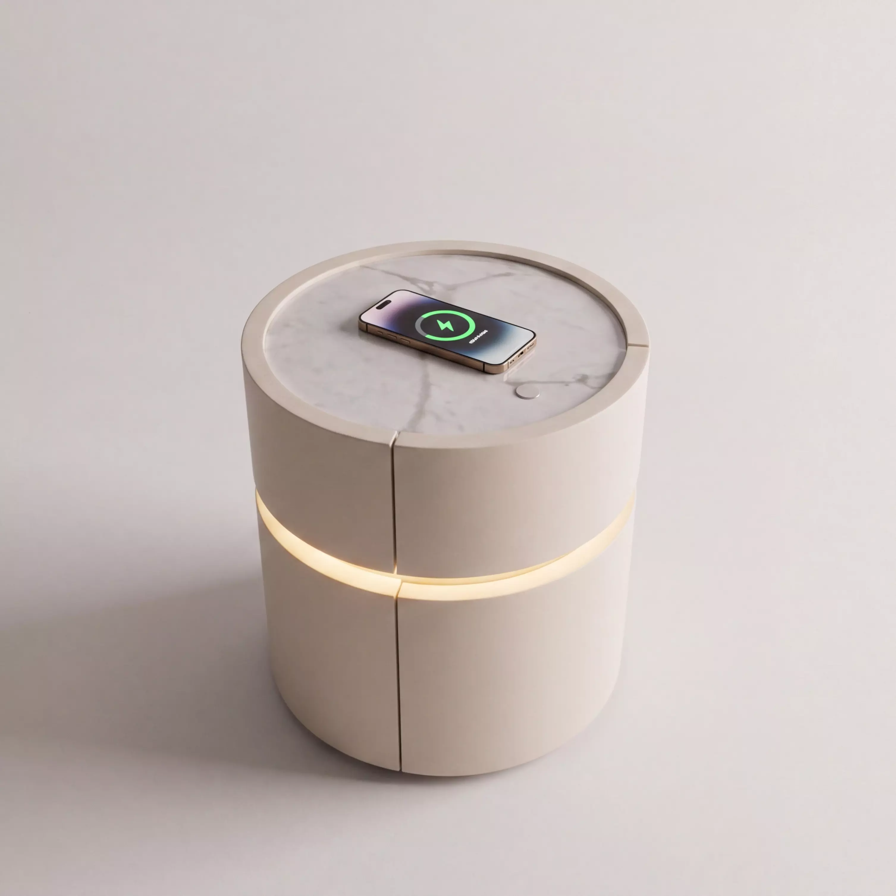 VOLT - Cylindrical Smart with LED 3D model