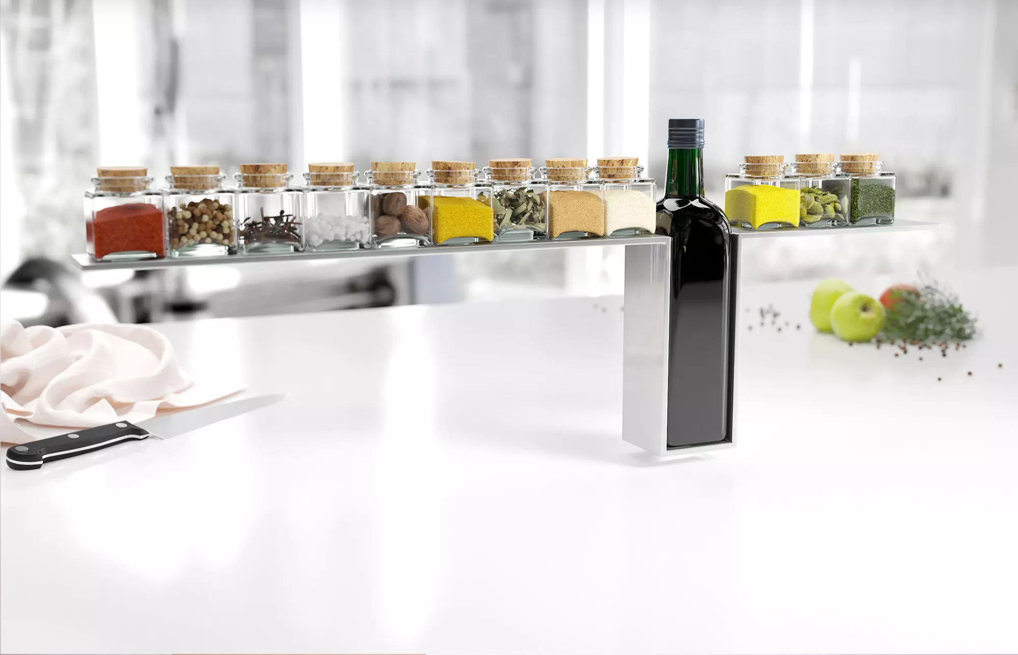 Spice collection menorah 3D model