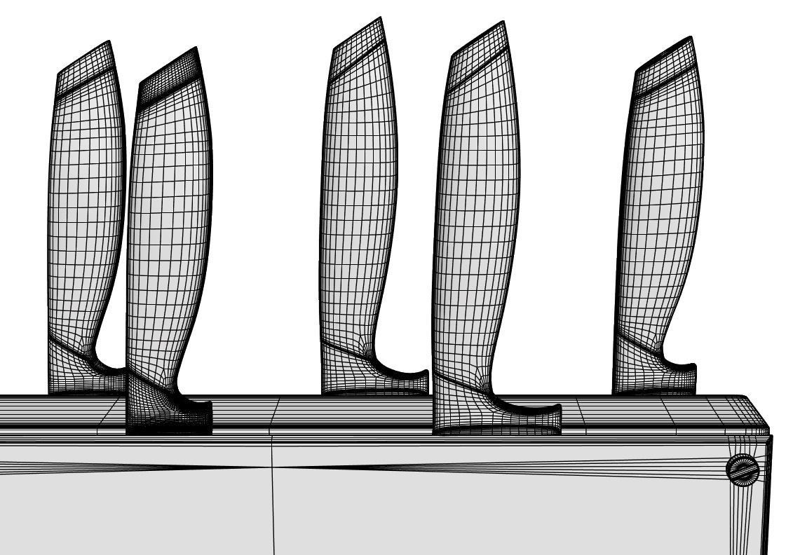 Magnetic stand for knives 3D model_6