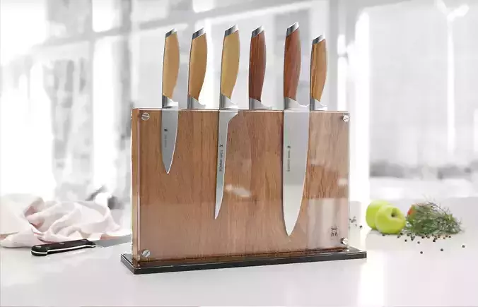 Magnetic stand for knives 3D model