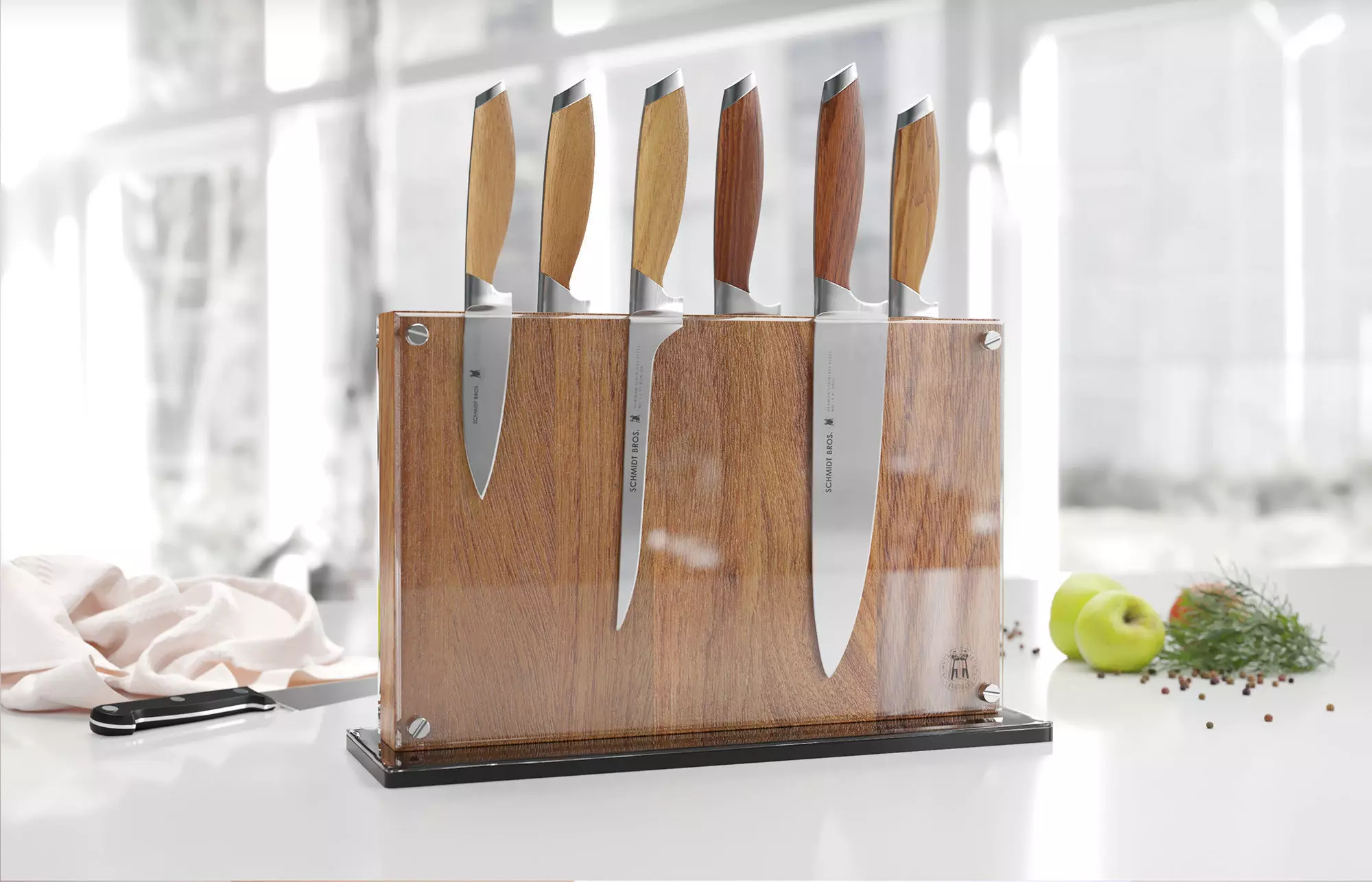 Magnetic stand for knives 3D model_0