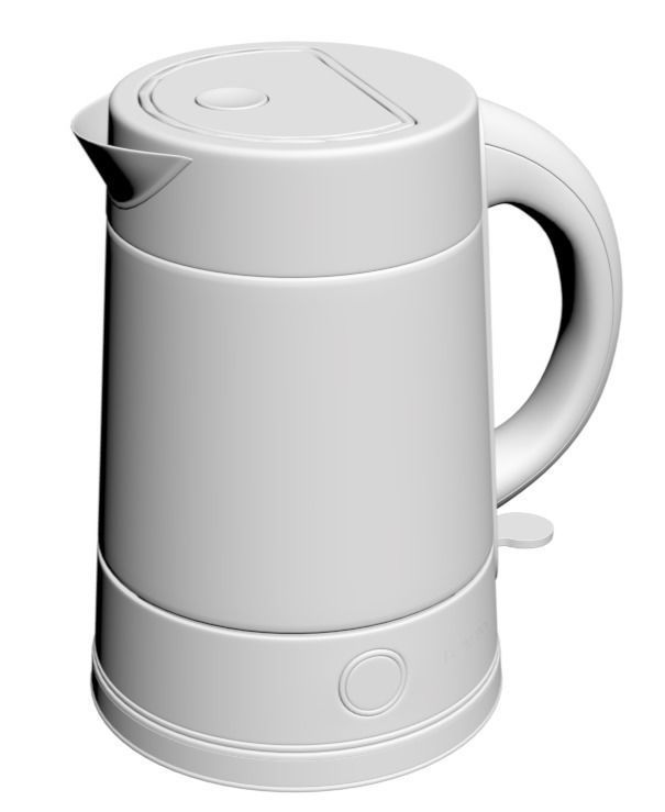 Transparent kettle 3D model_2